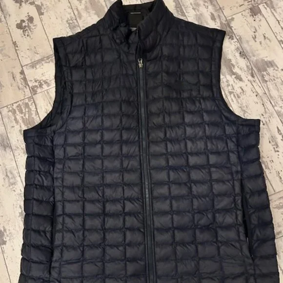 Men's North Face Navy Blue Vest - Picture 1 of 2